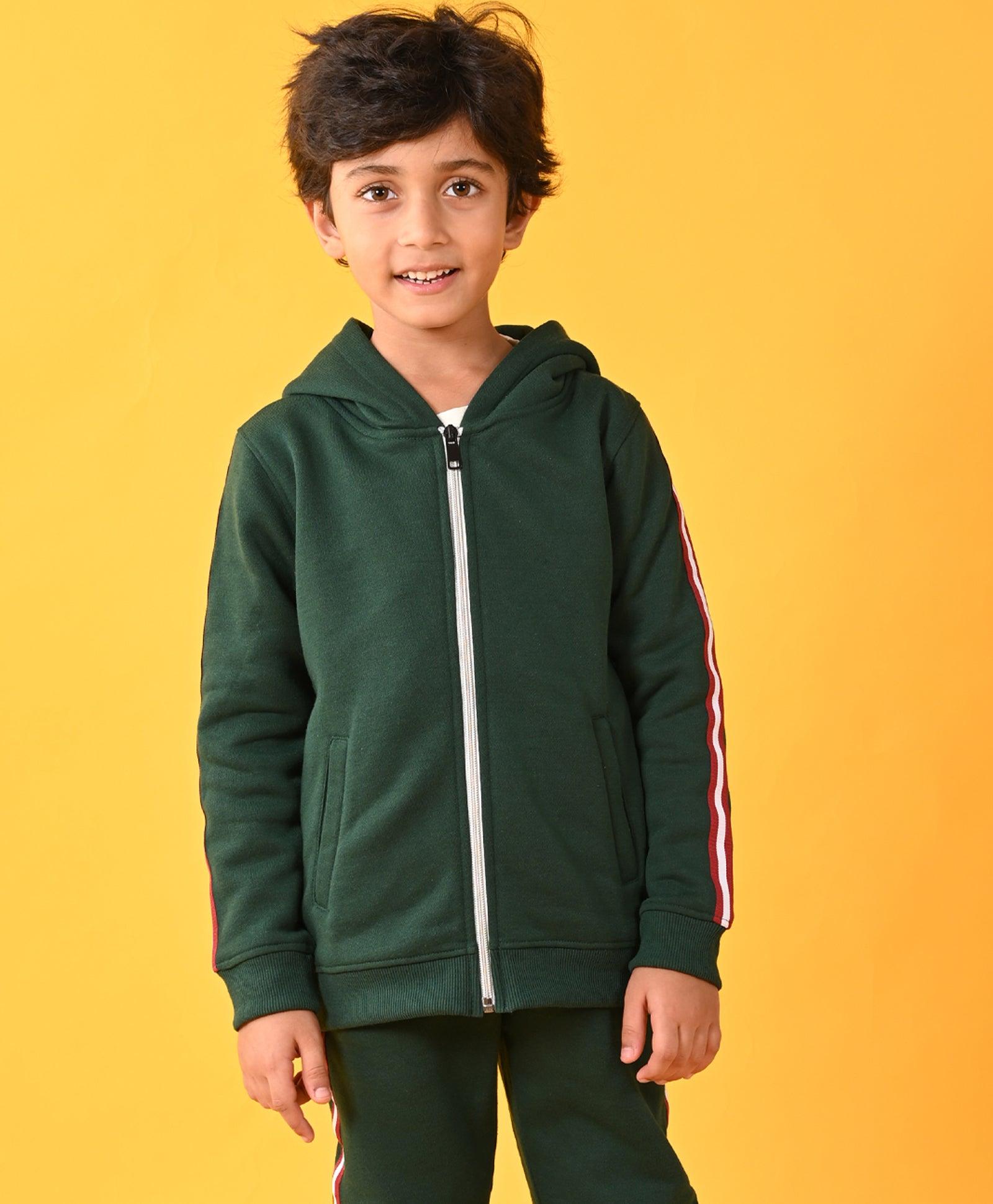 Boys hot sale green fleece