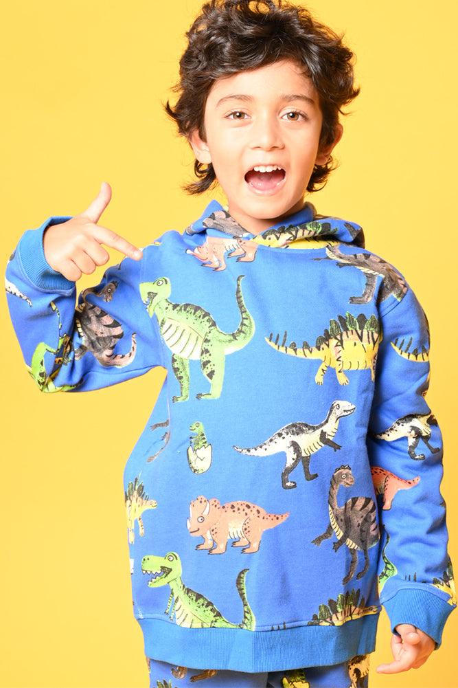 Dinosaur print hot sale sweatshirt