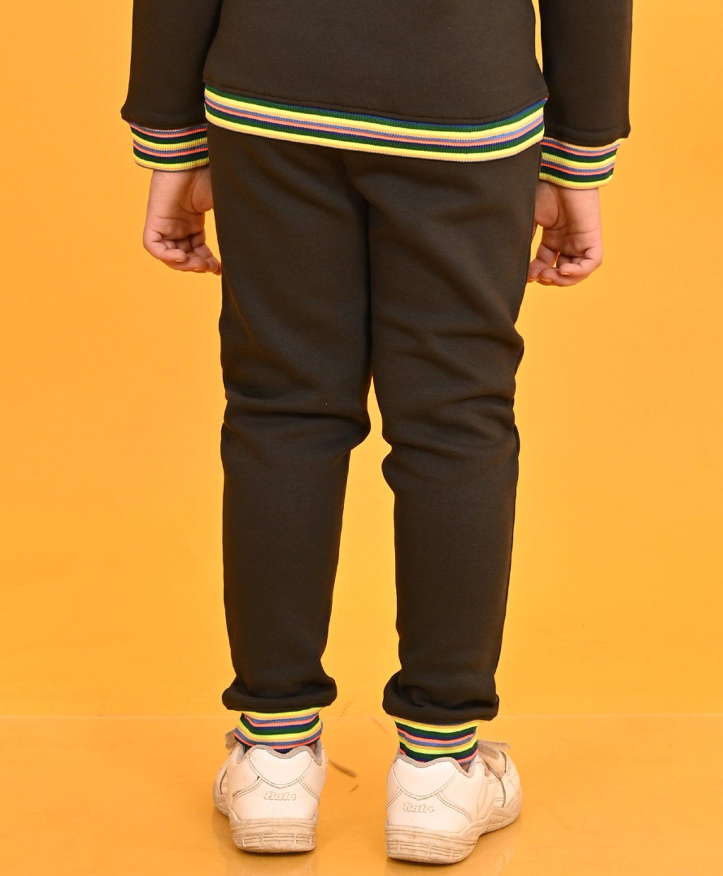 NO RULES OLIVE NEON RIBBED FLEECE BOYS JOGGER - OLIVE - Anthrilo 