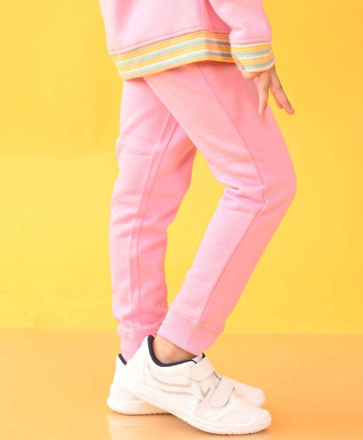 PINK SUNSHINE FLEECE JOGGER - PINK - Anthrilo 