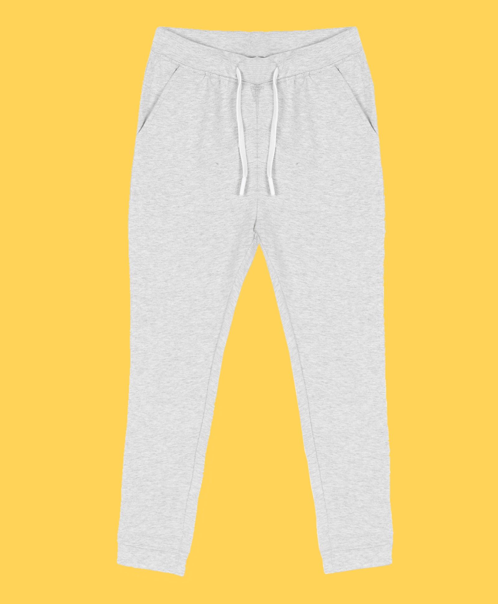 ECRU MELANGE TERRY JOGGER - GREY - Anthrilo 