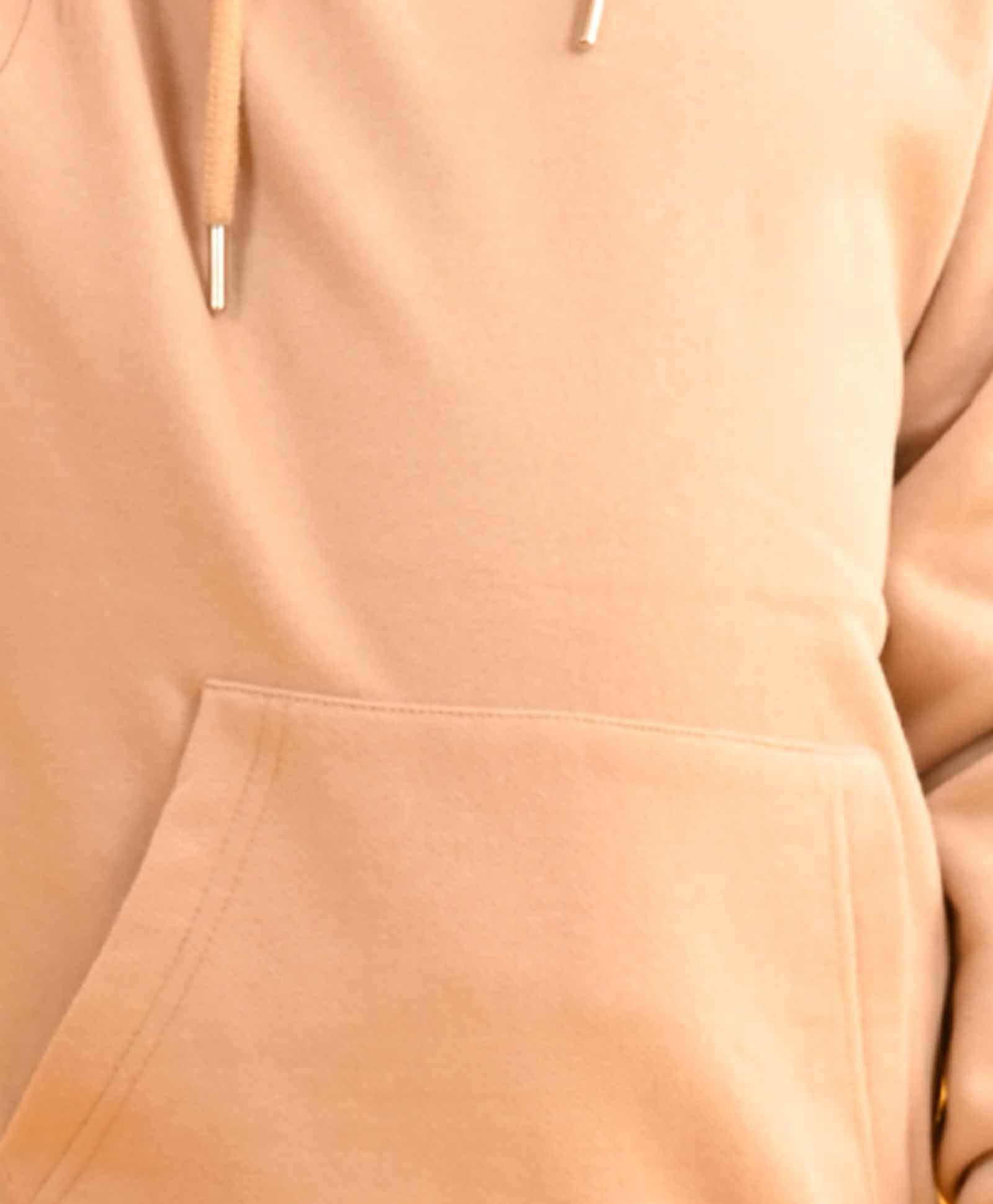 BEIGE HUMMO FLEECE HOODIE - BEIGE - Anthrilo 