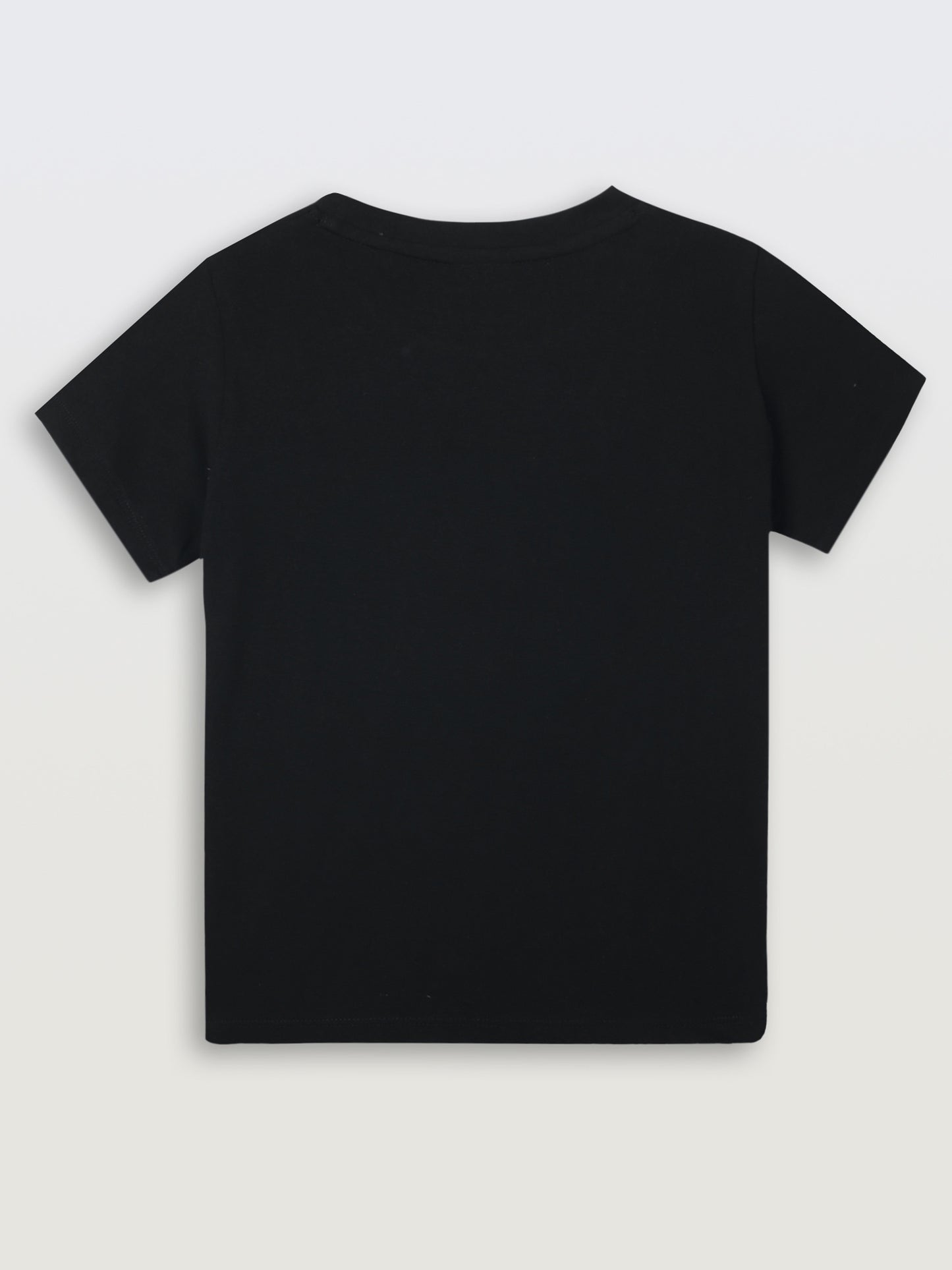 NO LIFEGUARD BLACK SHORT SLEEVE BOYS T-SHIRT - BLACK