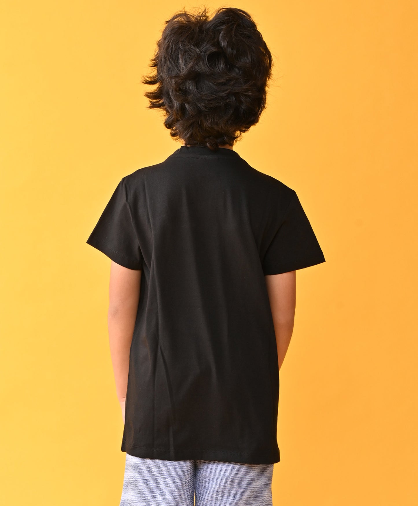 NO LIFEGUARD BLACK SHORT SLEEVE BOYS T-SHIRT - BLACK