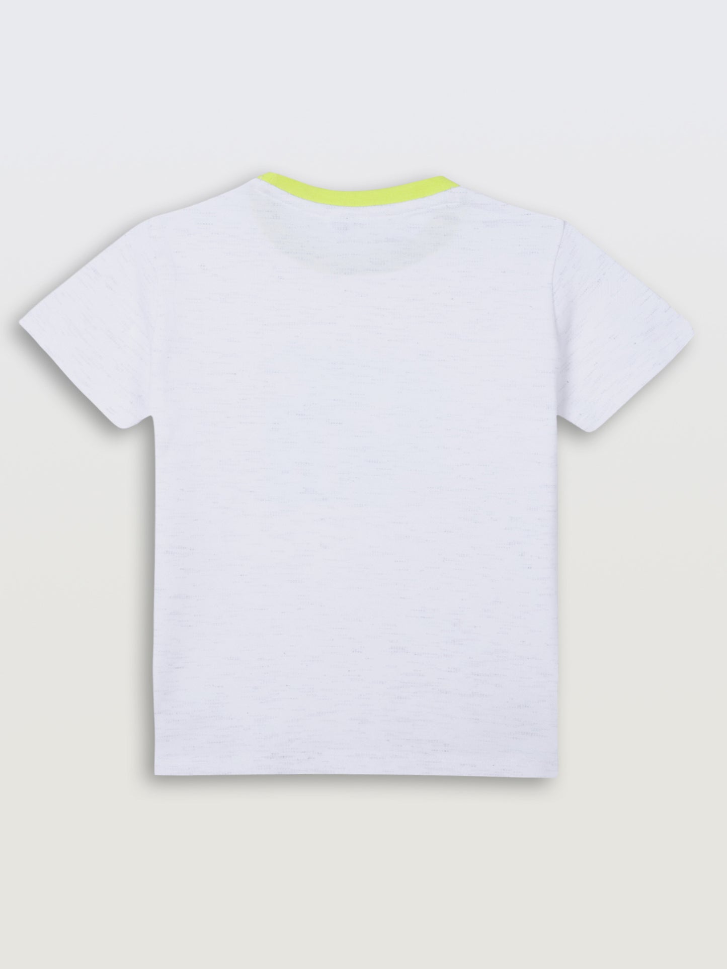 NO LIFEGUARD WHITE SHORT SLEEVE BOYS T-SHIRT - WHITE