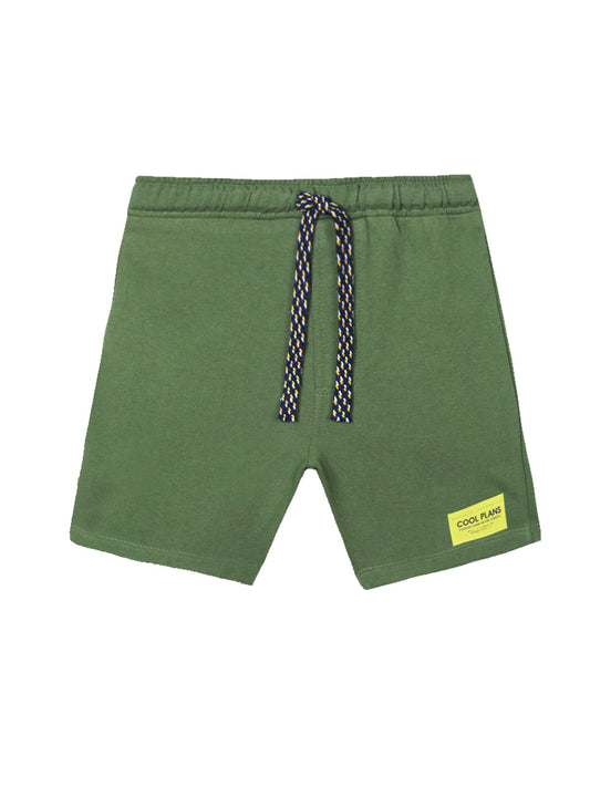 COOL PLAN GREEN BOYS SHORTS - GREEN