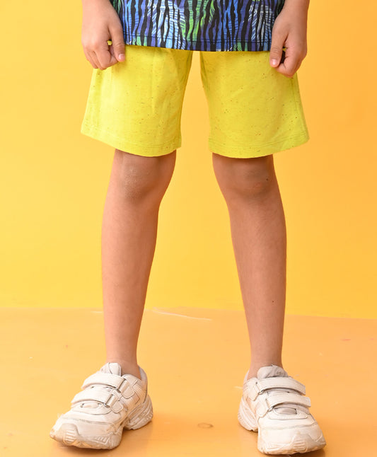 SUMMER YELLOW BOYS SHORTS - YELLOW