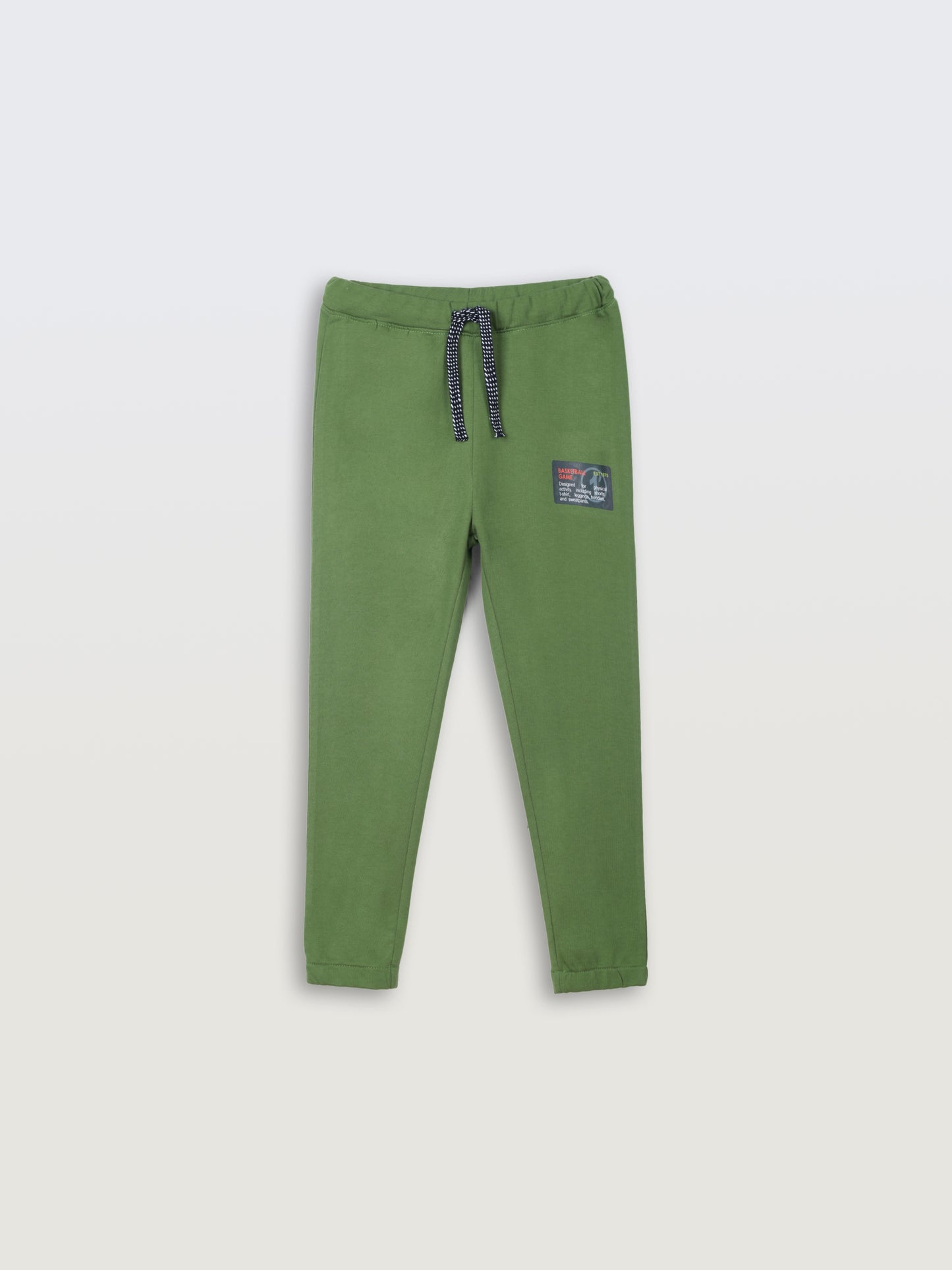 BASKETBALL OLIVE BOYS SUMMER JOGGER - GREEN