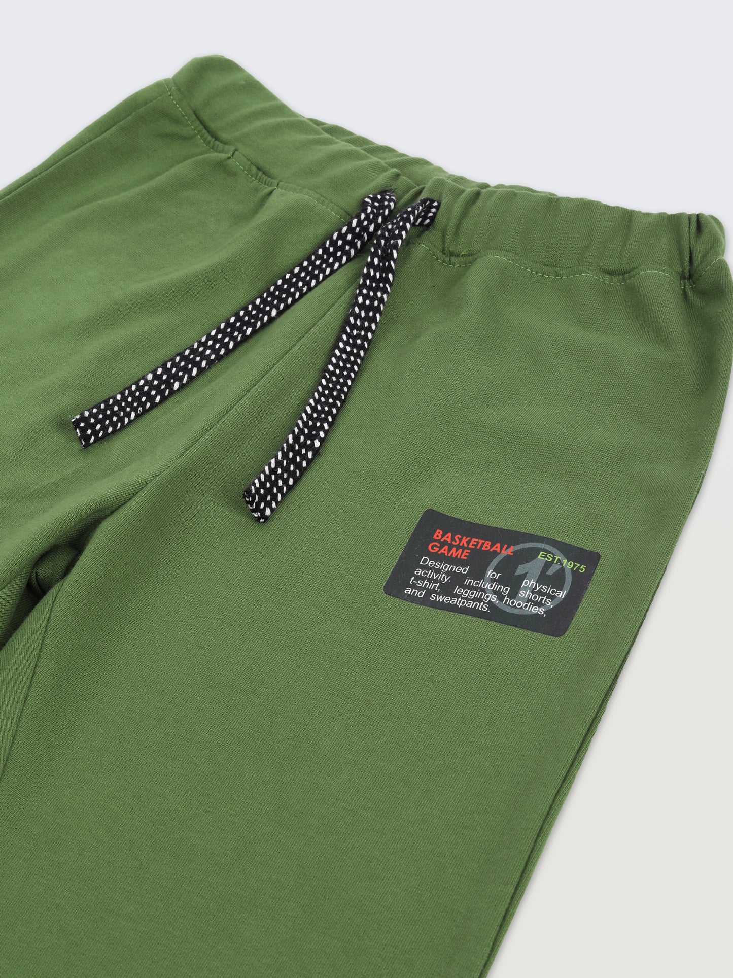 BASKETBALL OLIVE BOYS SUMMER JOGGER - GREEN