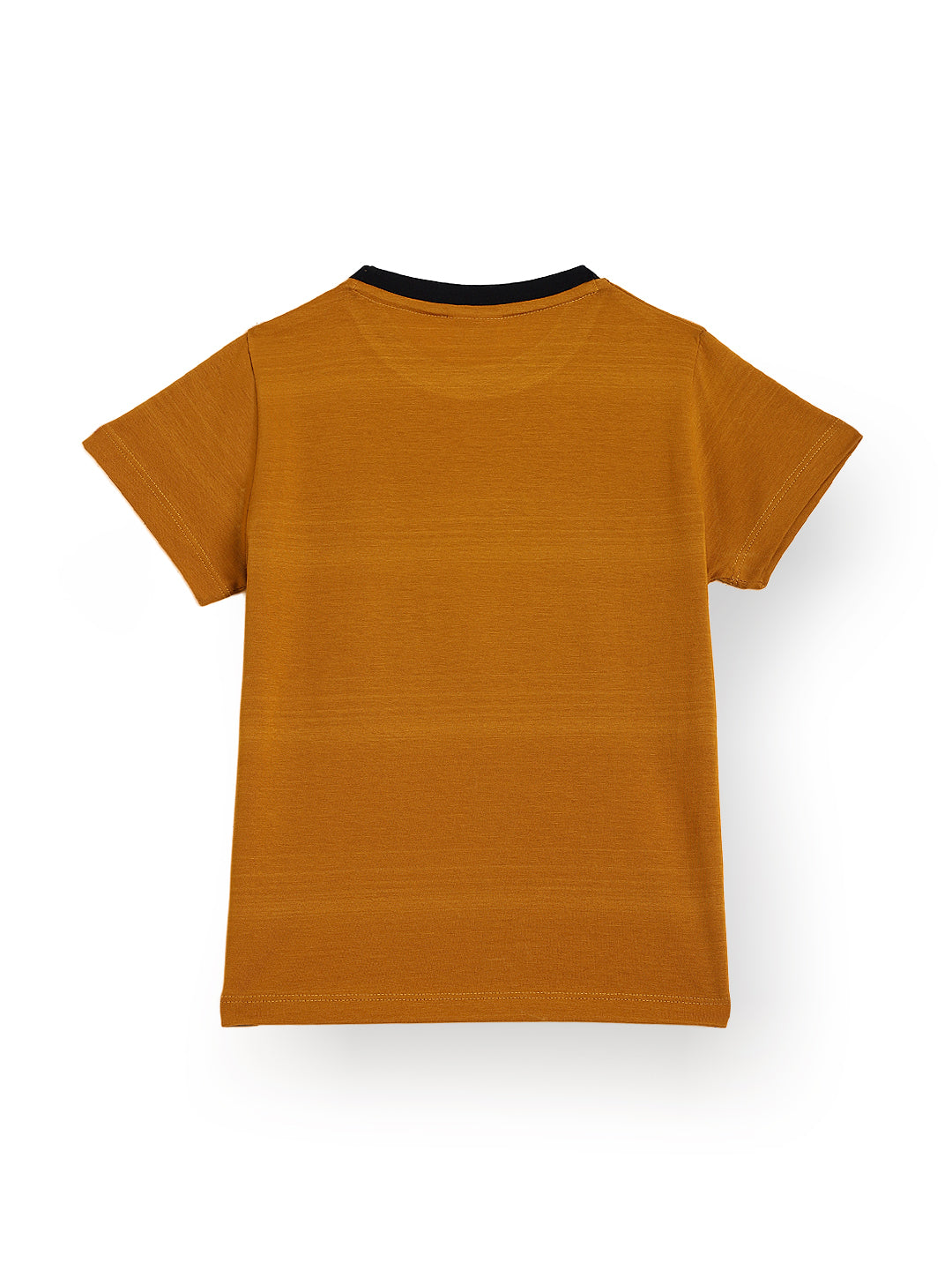 WELCOME TO PARK SHORT SLEEVE BOYS T-SHIRT-DEEP MUSTARD