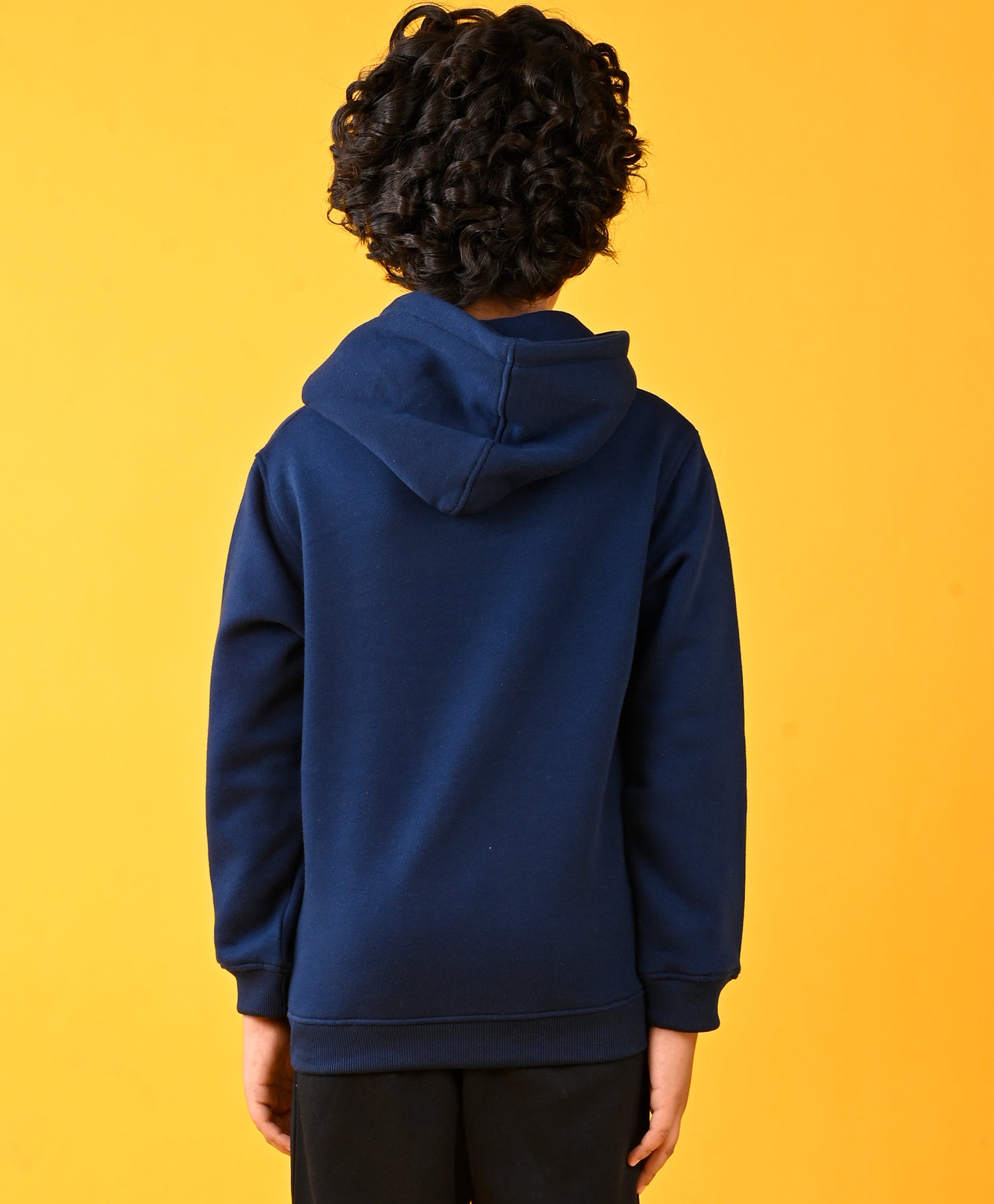 ENCOURAGEMENT NAVY FLEECE BOYS HOODIE - NAVY