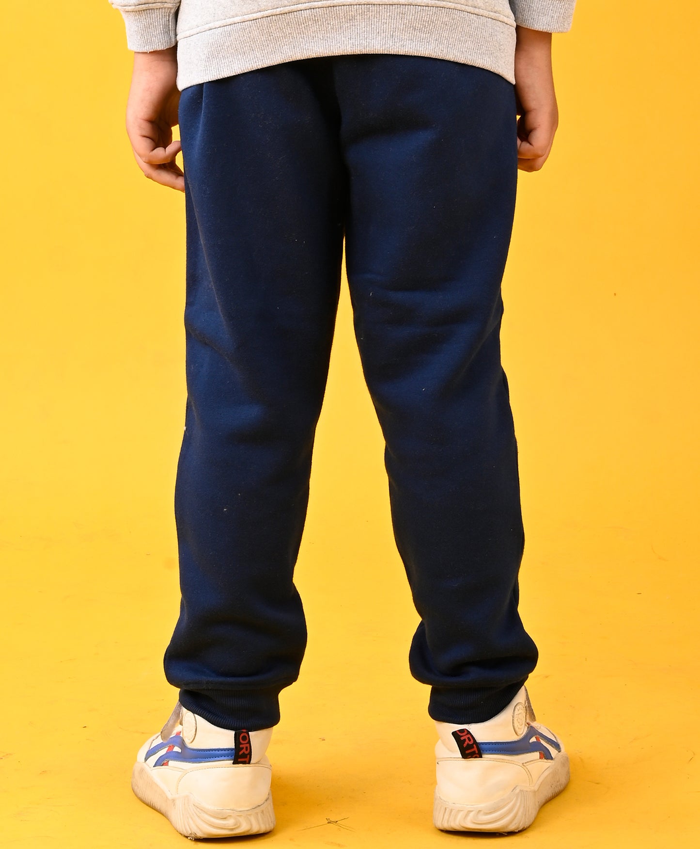 NAVY WARM FLEECE BOYS JOGGER - NAVY