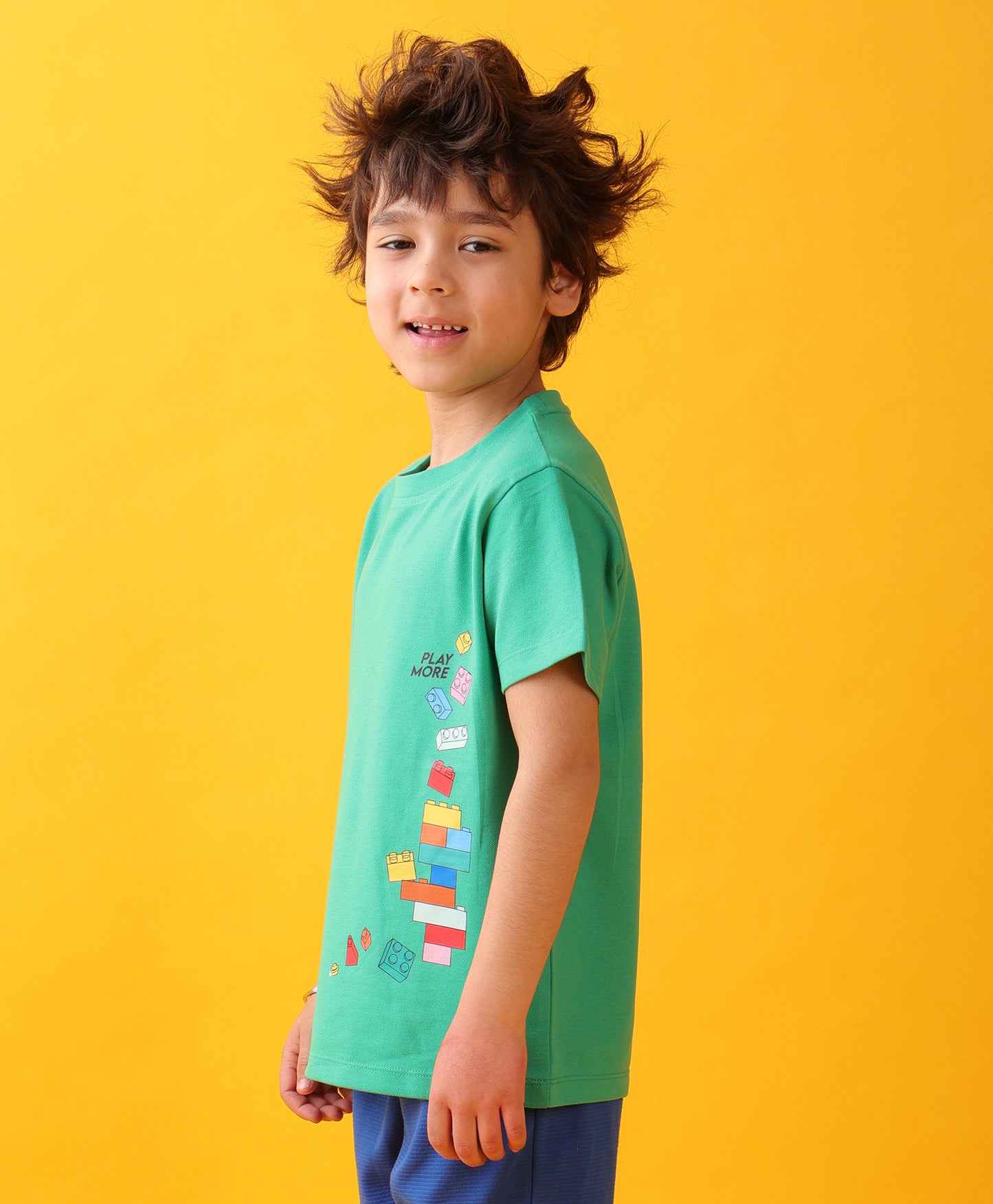 PLAYMORE GREEN SHORT SLEEVE BOYS T-SHIRT - GREEN