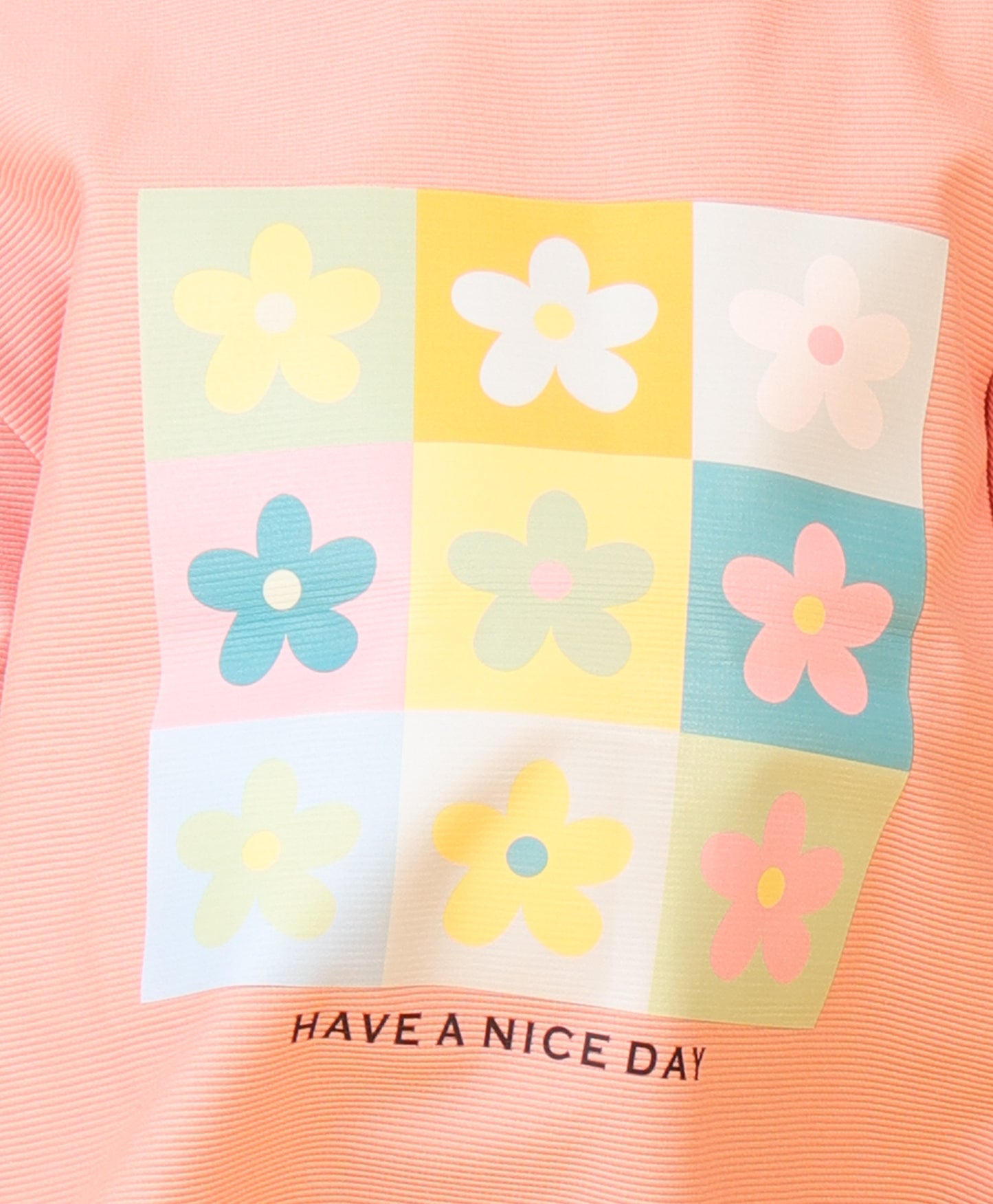 HAVE A NICE DAY SUMMER FLOWER LEGGING SET - PINK/WHITE