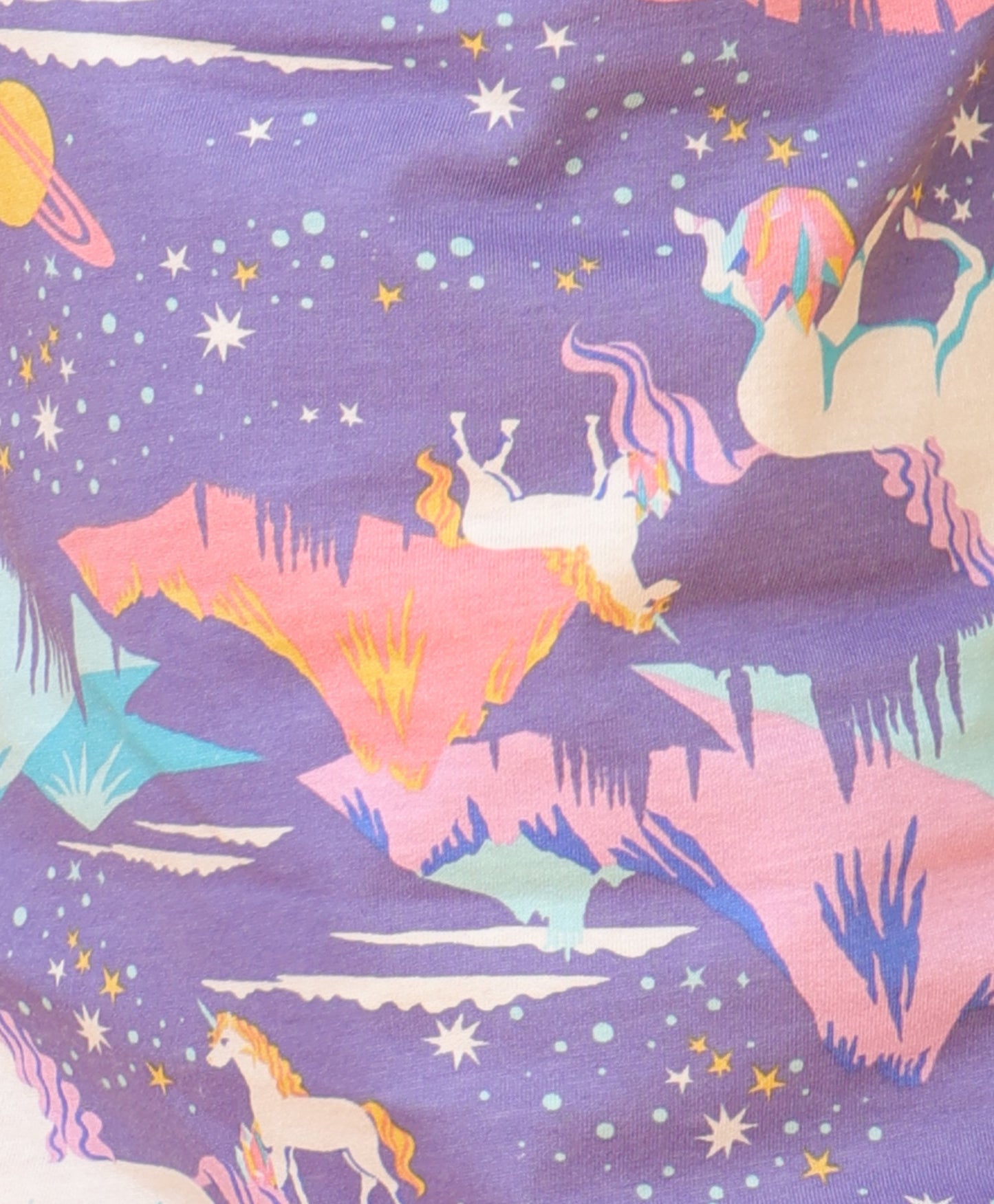 UNICORN PLANET FUN NIGHT DRESS - PURPLE