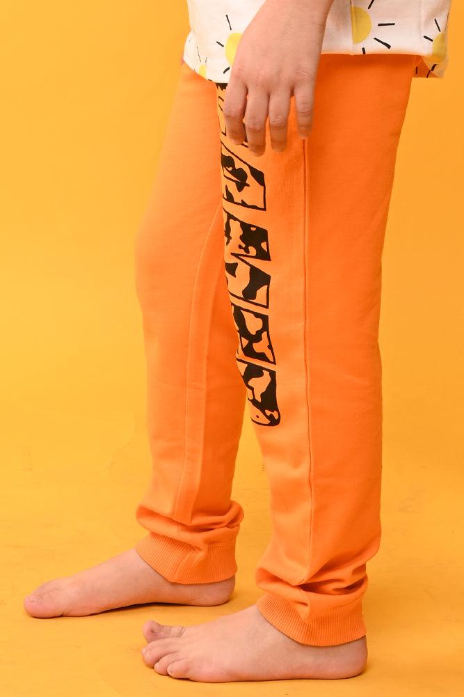 GAMER ORANGE BOYS JOGGER - ORANGE - Anthrilo India